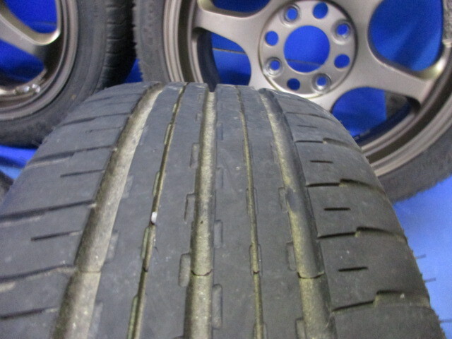 5次元 プロレーサー タイヤホイールセット 15インチ 4穴 PCD100 off+45 5j ハブ約73mm 165/50R15　ATR-Kおまけタイヤ　 5zigen _画像10