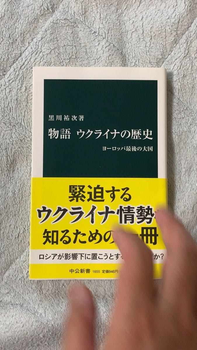 【中古本】物語 ウクライナの歴史 ヨーロッパ最後の大国 黒川祐次 中公新書