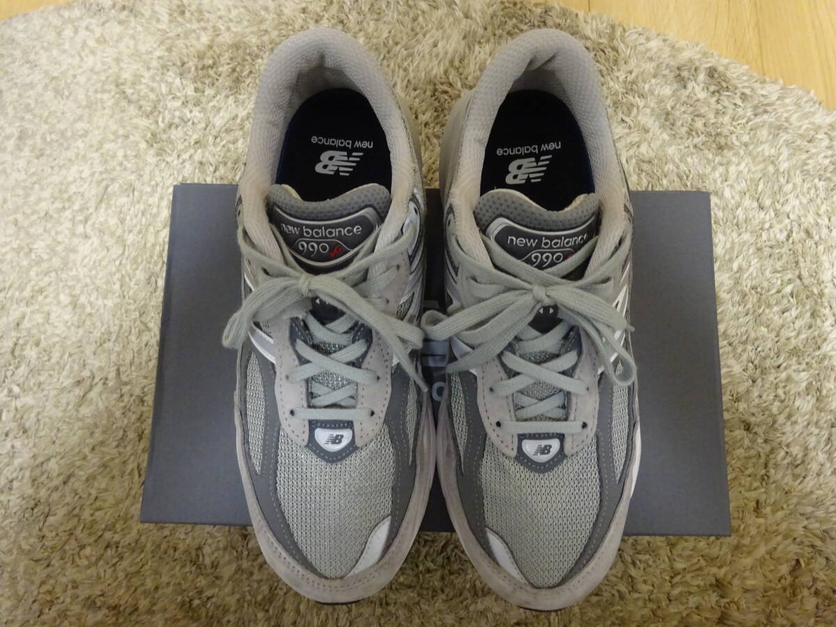 ニューバランス new balance M990GL6 グレー サイズ25.5cm_画像4