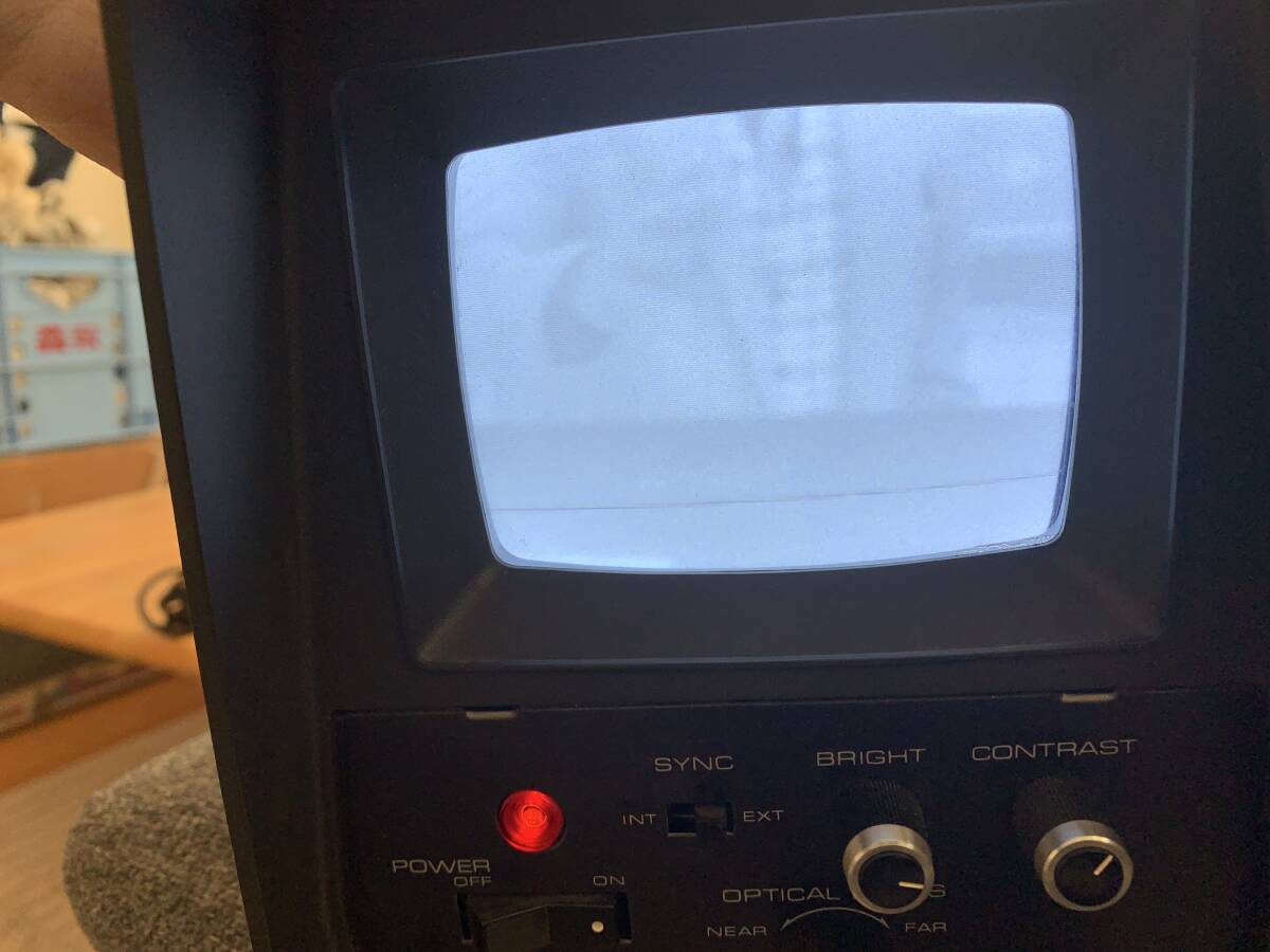 National ナショナル テレビカメラ WV-340 昭和レトロ ビンテージ 中古 ジャンク 現状品 szlpの画像9