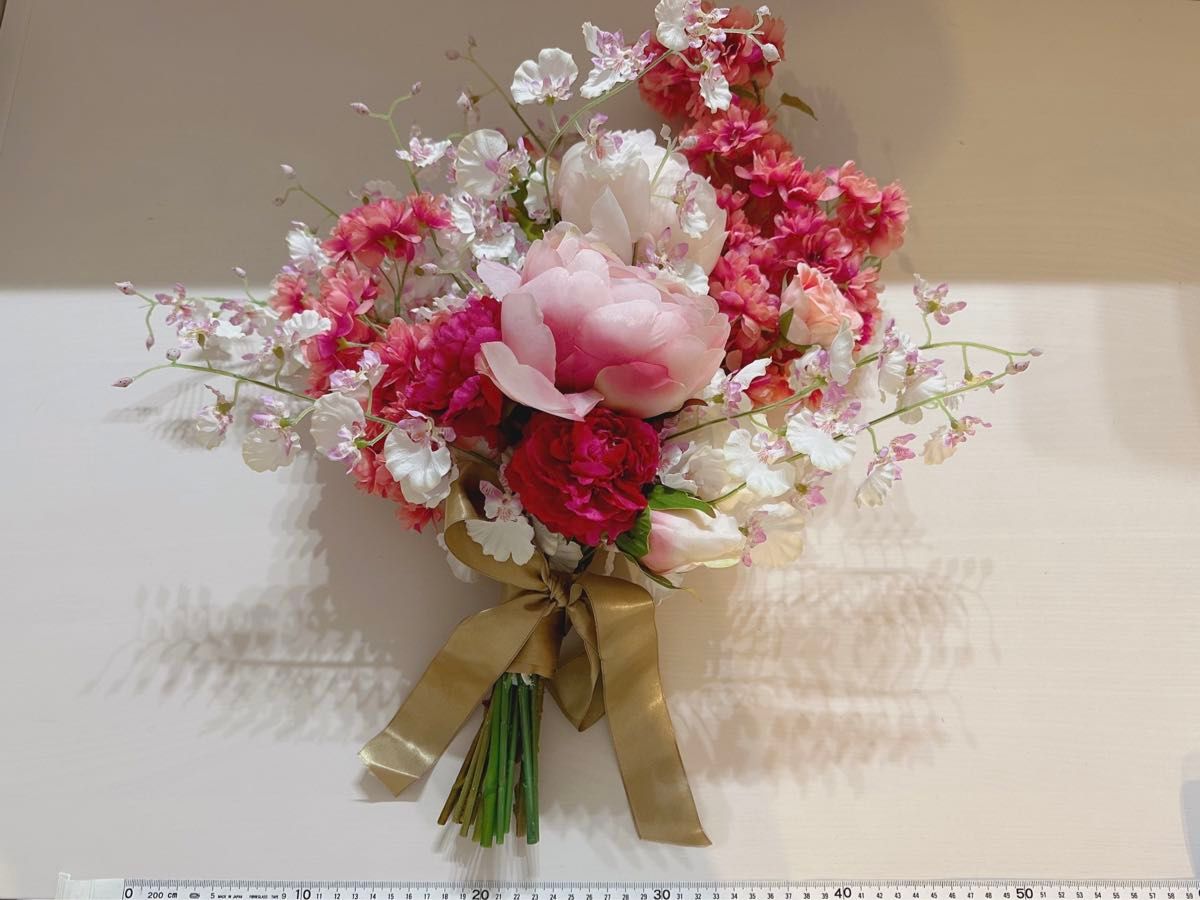 ウエディングブーケ さくら 桜 春 ピンク アーティフィシャル ウエディングブーケ さくら 桜 春 ピンク アーティフィシャル