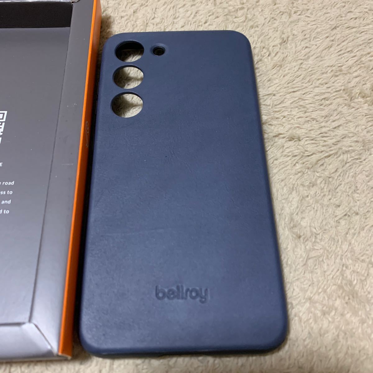 602t2505☆ Bellroy Leather Case for S23 Plus - BlueSteel_画像2