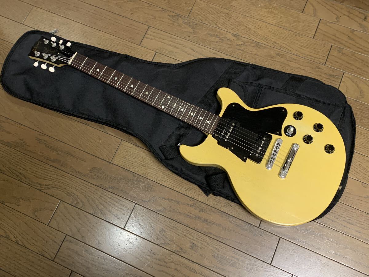 2005年製 Gibson Les paul junior special DC Faded TV Yellow ギブソン レスポール ジュニア スペシャル TVイエローの画像2