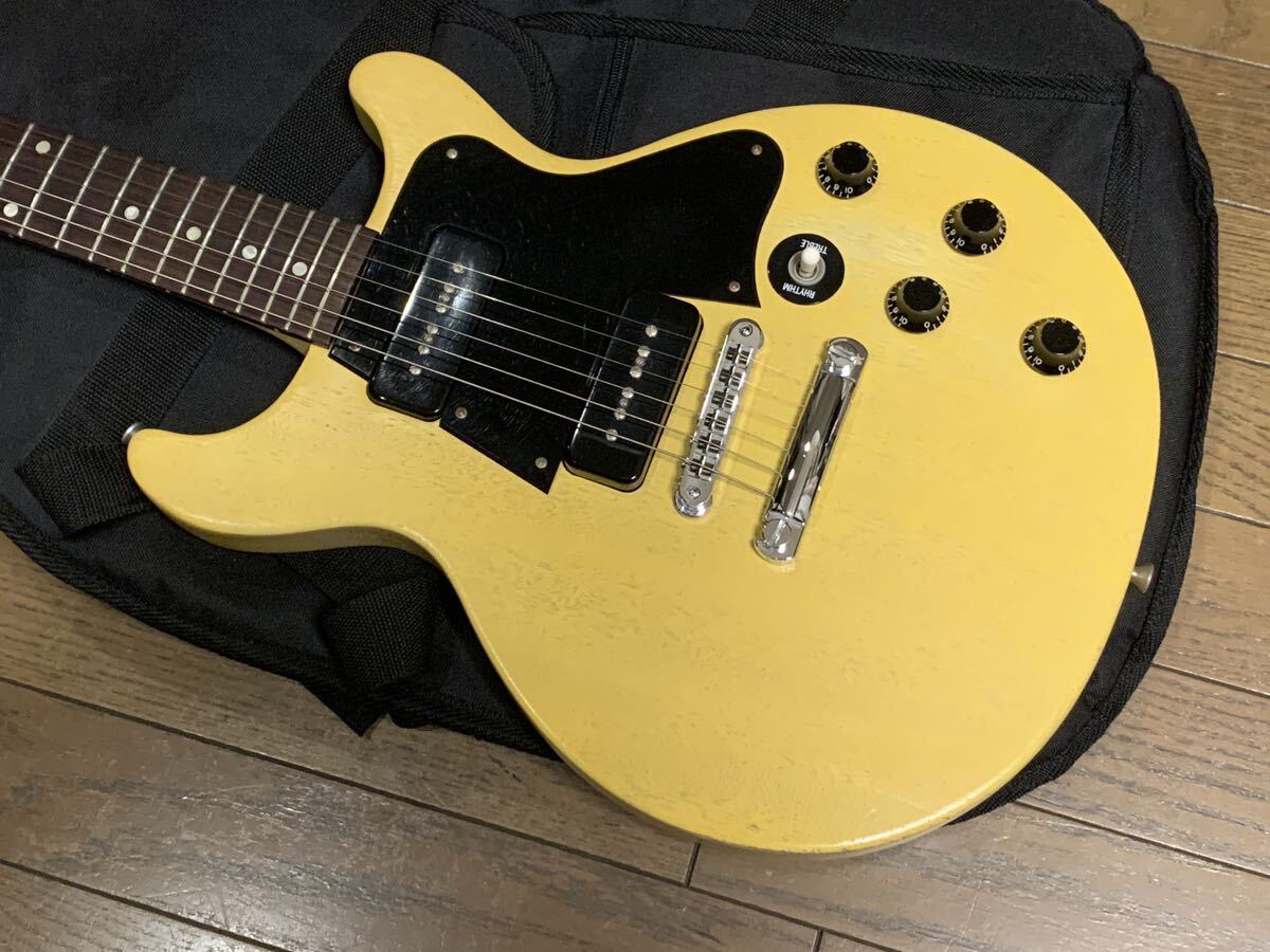 2005年製 Gibson Les paul junior special DC Faded TV Yellow ギブソン レスポール ジュニア スペシャル TVイエローの画像1