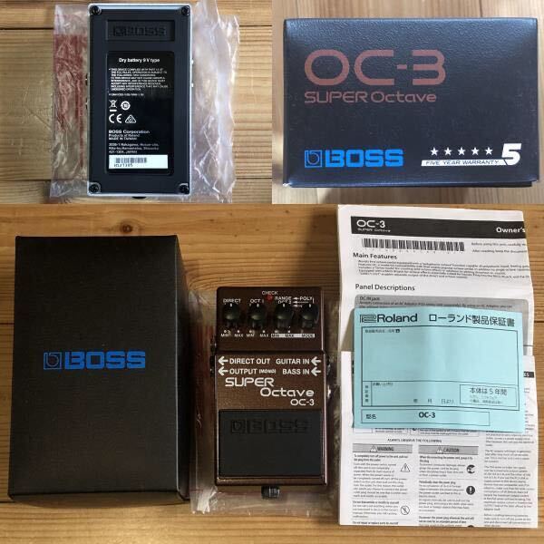  новый такой же товар BOSS OC-3 SUPER Octave Boss super ok ta-b ok ta- балка гитара bass effector производство конец товар OC-2 OC-5 прекрасный товар редкий редкость 
