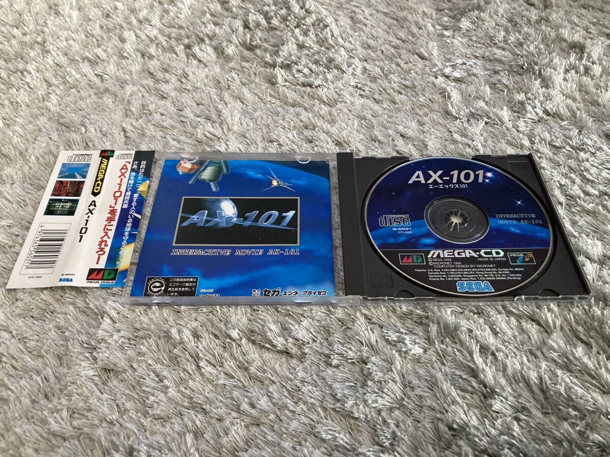 AX-101 メガドライブ メガCD 美品_画像3