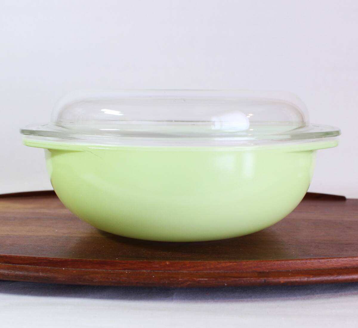 [ бесплатная доставка ]# Old Pyrex Pyrex Pyrex lime зеленый крышка есть . Serow ru America производства USA большой размер ②