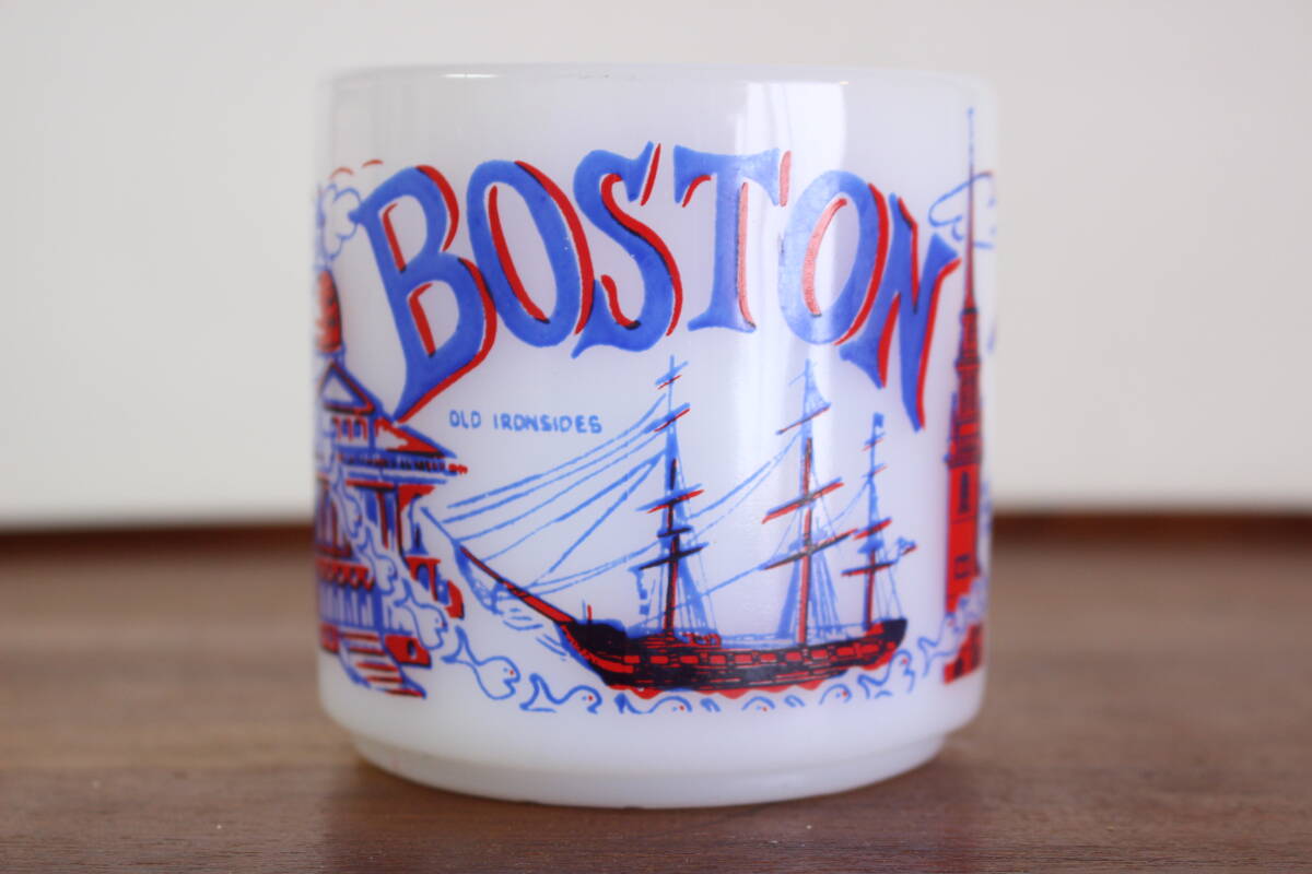送料無料 美品 * フェデラル アドマグ ボストン BOSTON スーベニアマグ お土産マグ マグ マグカップ ヴィンテージ アメリカ製 USAの画像3