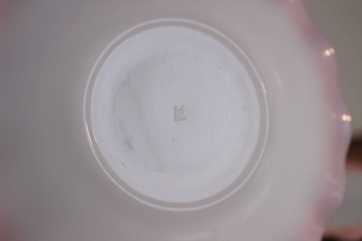 [ Yupack бесплатная доставка ]2 покупатель комплект! прекрасный товар V Hazel Atlas булавка зажим ru cup & блюдце Vintage America производства молоко стакан 