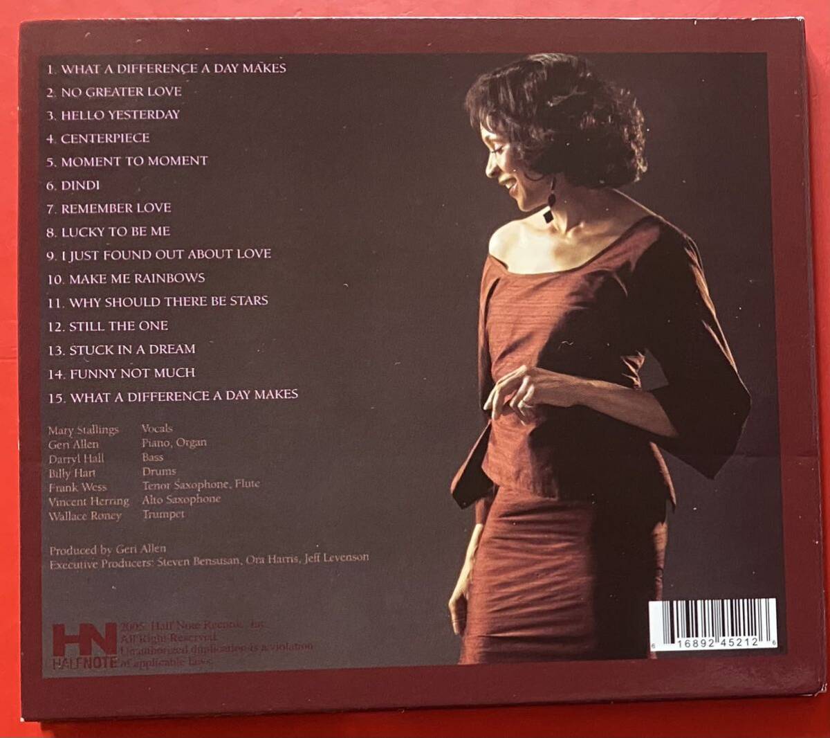 【美品CD】 Mary Stallings「Remember love」メアリー・スターリングス 輸入盤 [03100550]_画像2