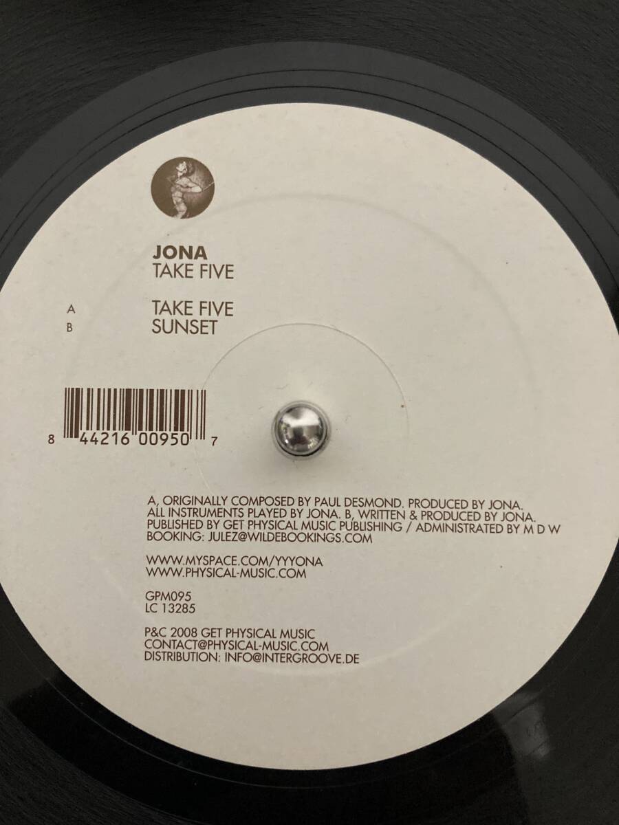 JONA / TAKE FIVE 12inchレコード　Ricardo Villalobos b_画像1