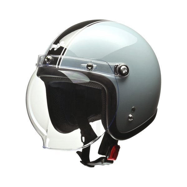 ■Honda DAX125 ダックスヘルメット グレー/ブラック サイズ：Lの画像1