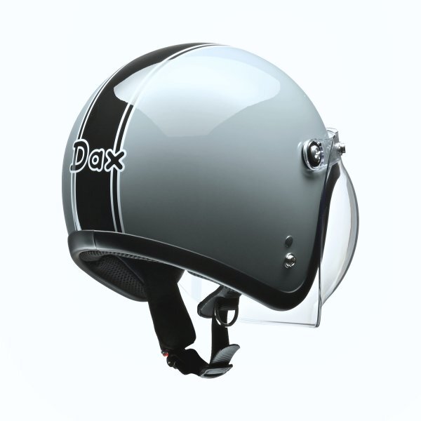 ■Honda DAX125 ダックスヘルメット グレー/ブラック サイズ：Lの画像3
