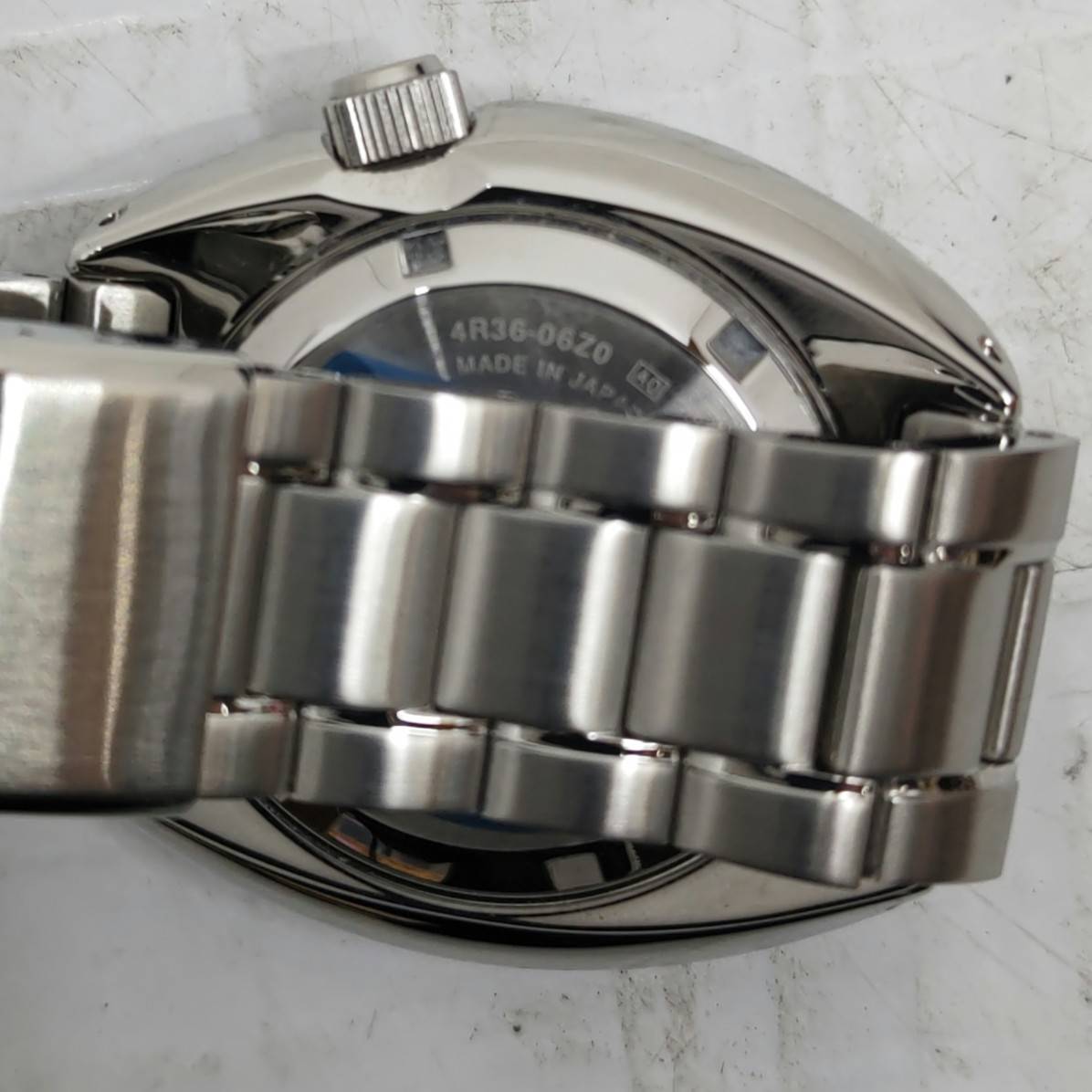 送料無料h58854 セイコー 自動巻き 腕時計 メンズ SEIKO 4R36-06Z0 良品 美品  プロスペックス PROSPEXの画像6