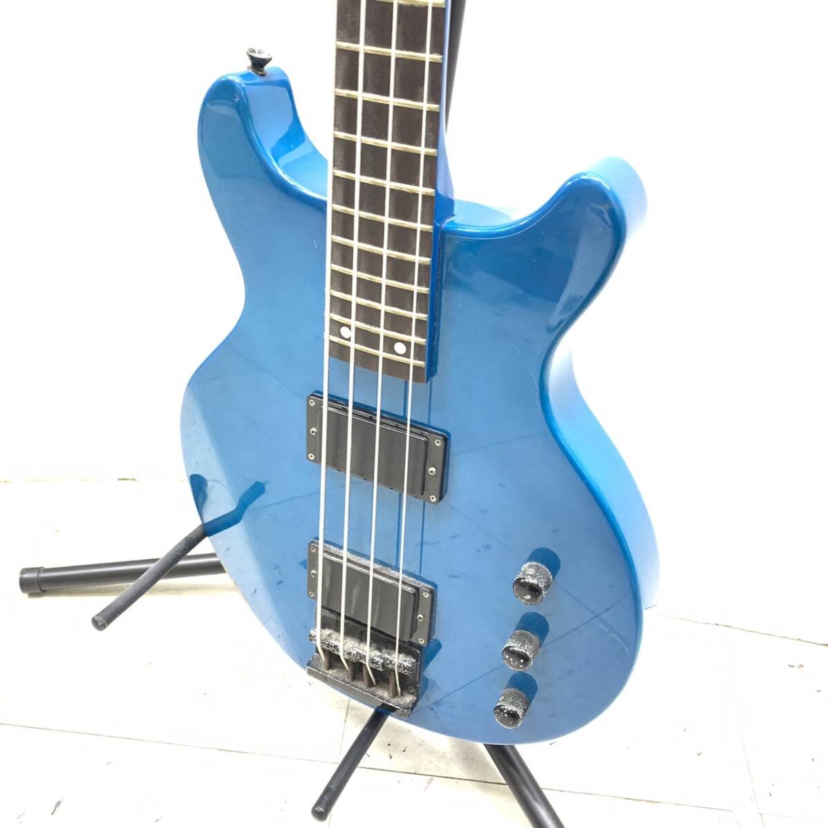 送料無料h58538 EDWARDS エドワーズ LUNA SEA ルナシー by ESP エレキベース ギター 4弦 楽器 弦楽器 ブルーの画像7