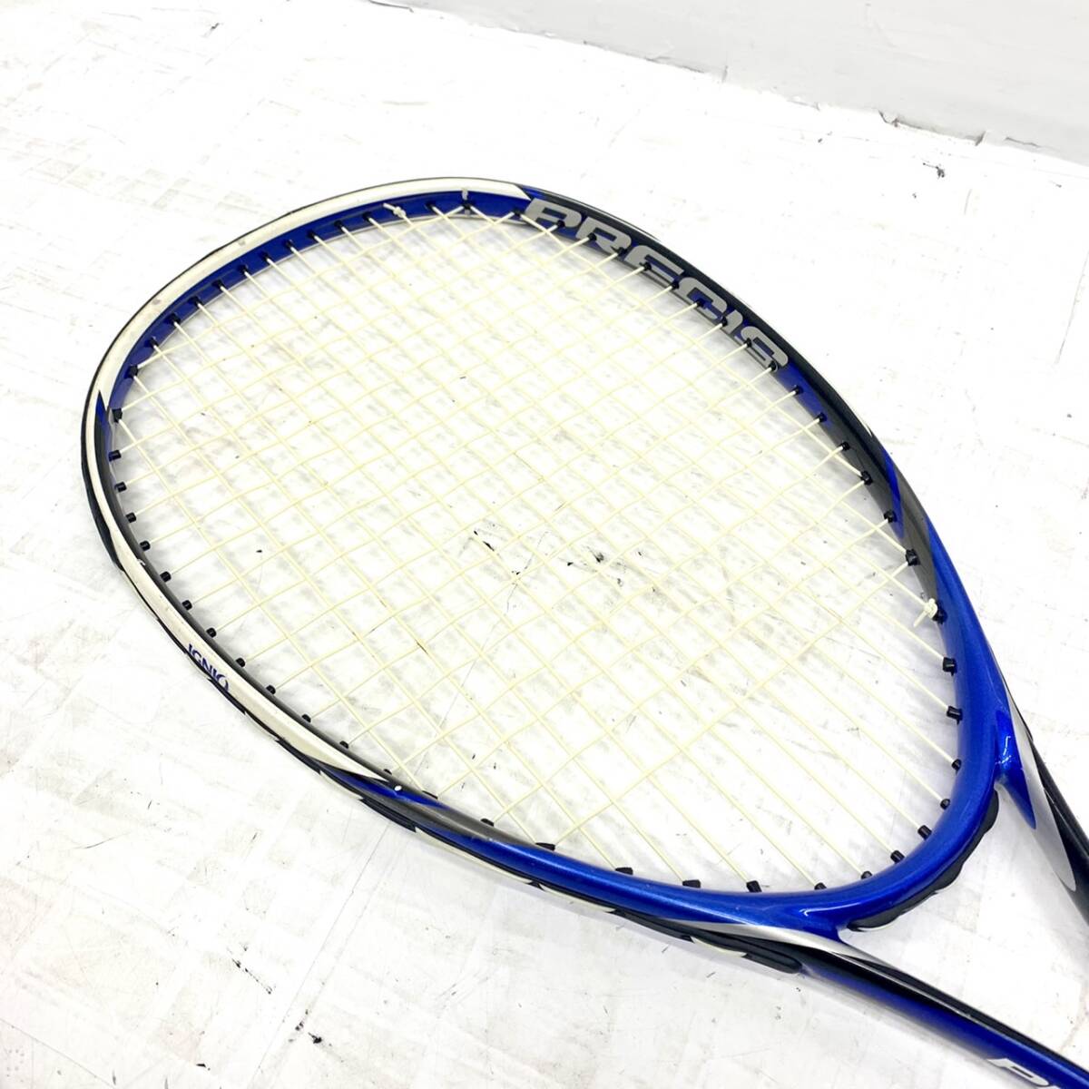 送料無料h58750 IGNIO イグニオ ソフトテニスラケット 軟式 PRECIS 3000 レッド 赤 ブルー 青 2本セット テニス スポーツ用品の画像4