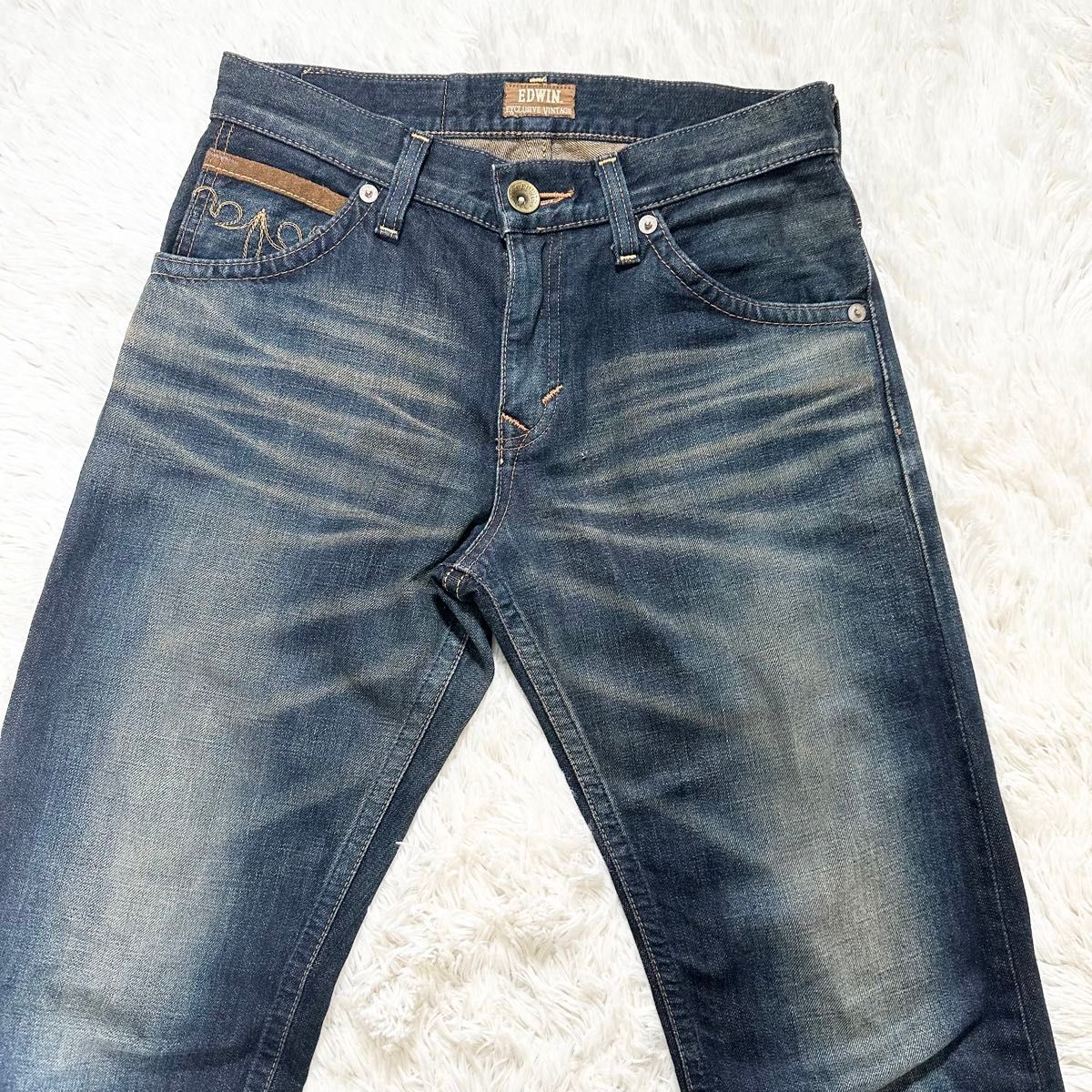 日本製】EDWIN EXCLUSIVE VINTAGE ジーンズ サイズ28|Yahoo 日本製】EDWIN EXCLUSIVE VINTAGE ジーンズ サイズ28|Yahoo