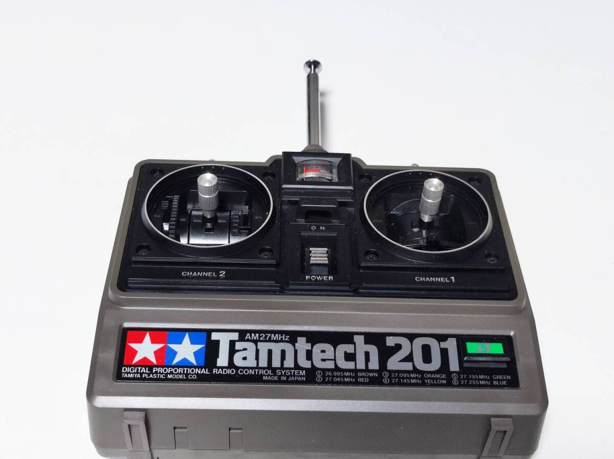 ジャンク扱い★タミヤ タムテック 201 Tamtech RC専用 プロポセット Tamtech201 田宮模型 コントローラ RC ラジコン 送信機の画像8