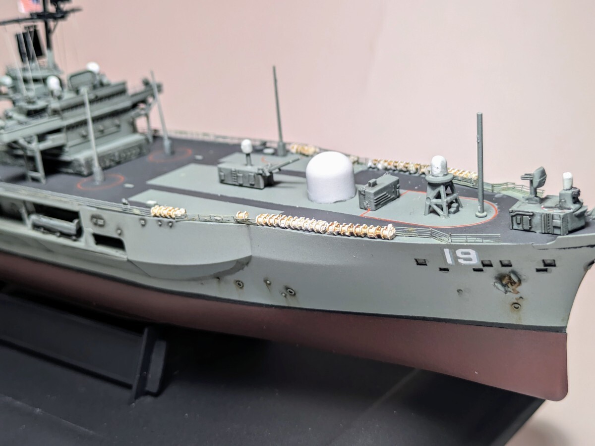 1/700ピットロード製　アメリカ海軍第7艦隊旗艦ブルー・リッジ2004塗装完成品_画像5