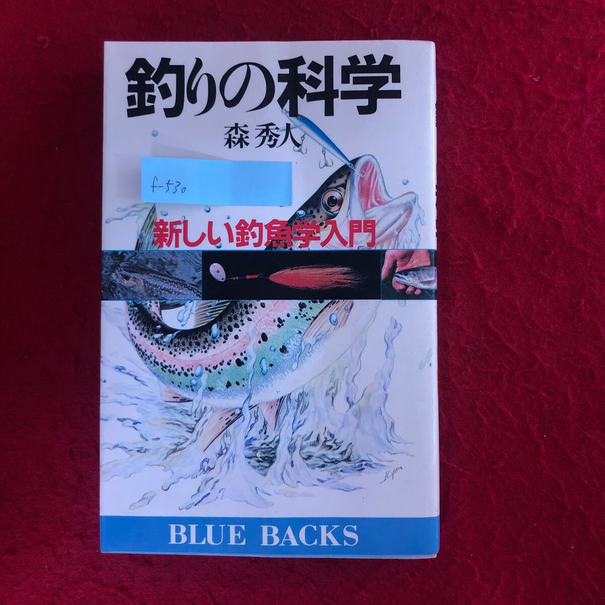 f-530 釣りの科学 新しい釣魚学入門 ブルーバックス B-468 森秀人 著 講談社 昭和56年9月25日第2刷発行 フィッシング アウトドア ※4_画像1