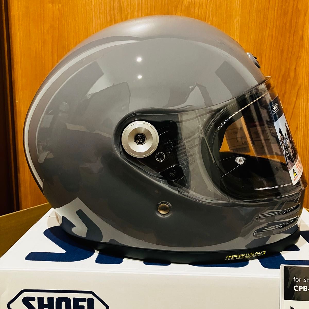 値下げ 新品未使用 SHOEI グラムスター Lサイズ バサルトグレー 値下げ 新品未使用 SHOEI グラムスター Lサイズ バサルトグレー