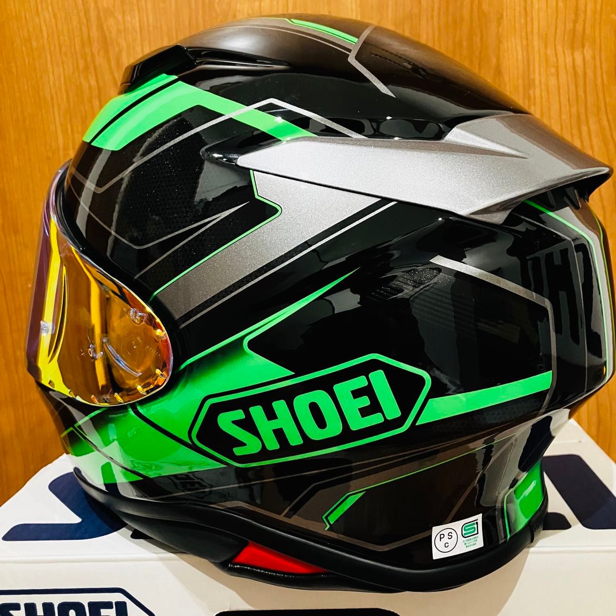 無傷の美品 SHOEI Z-8 PROLOGUE L ミラー&クリアシールド チンカーテン、ブレスガード、ヘルメット袋有り