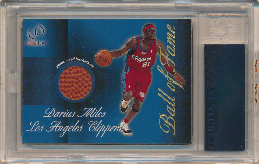 Drius Miles NBA 2000-01 Fleer Legacy RC Rookie Ball of Fame VGR 70 rookie Ball Card dahlia s* mile z