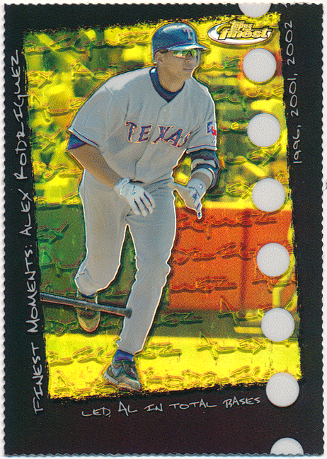 Alex Rodriguez MLB 2005 Topps Finest Moments Refractor 190枚限定 FAM41 リフラクターカード アレックス・ロドリゲス_画像1