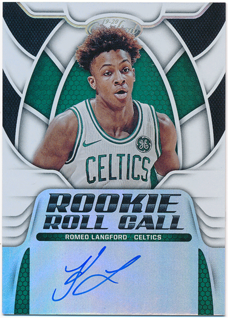 Romeo Langford NBA 2019-20 Panini Certified RC Rookie Roll Call Signature Auto 直筆サイン ルーキーオート ロメオ・ラングフォード_画像1