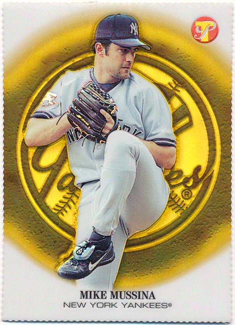 Mike Mussina MLB 2002 Topps Pristine Die Cut Gold Refractor 70枚限定 ゴールドリフラクター マイク・ムッシーナ_画像1