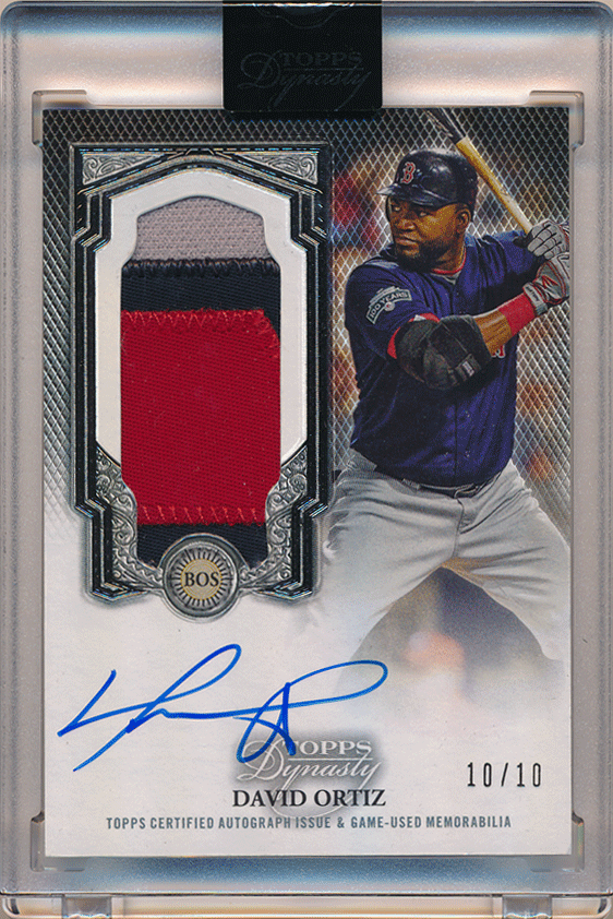 David Ortiz MLB 2023 Topps Dynasty Signature Patch Auto 10/10 直筆サイン パッチオート デビッド・オルティーズ ラストナンバーの画像1