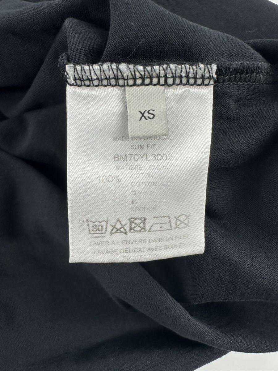 rare / beautiful goods /givenchy / Logo patch t shirt /XS / black /ji van si. Givenchy cut and sewn tops inner 