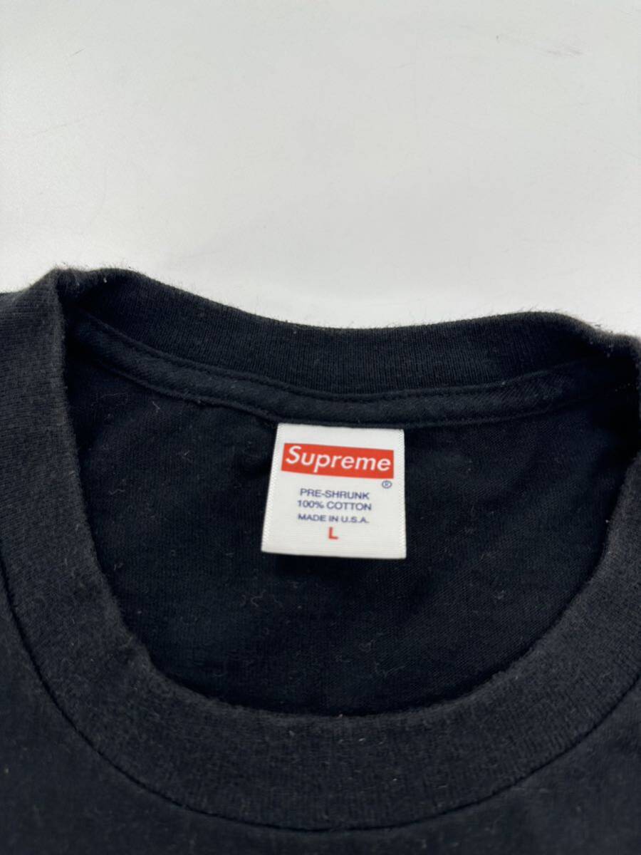 希少/美品/supreme/無地 Tシャツ/L/シュプリーム カットソー トップス インナー ストリート シャツ クルーネック コットン の画像5