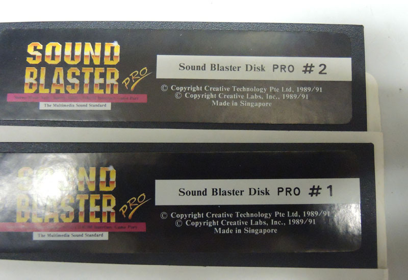 Creative製ISAバス用サウンドカード Sound Blaster用5インチFD　ジャンク品