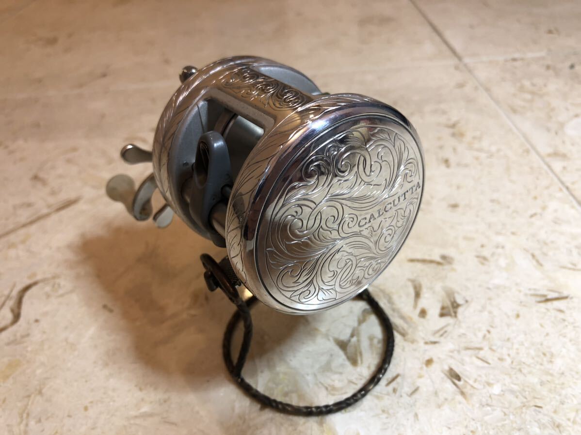 シマノ 92 カルカッタ 200 カスタム SHIMANO 彫金カスタム 送料 シマノ 92 カルカッタ 200 カスタム SHIMANO 彫金カスタム 送料