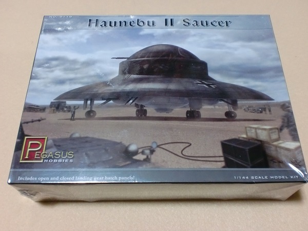 人気が高い Saucer Ⅱ Haunebu フライングソーサー II ハウニブ 円盤 秘密兵器 ドイツ軍 WWII 1/144 ホビー ペガサス PEGASUS 9119 HOBBIES スター・ウォーズ