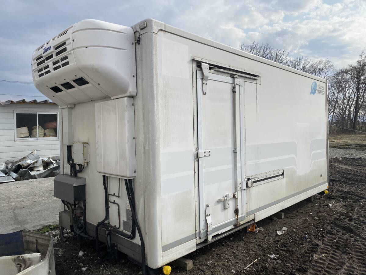 北海道 江別市発 2トン冷蔵冷凍の箱 コンテナ 物置にの画像2