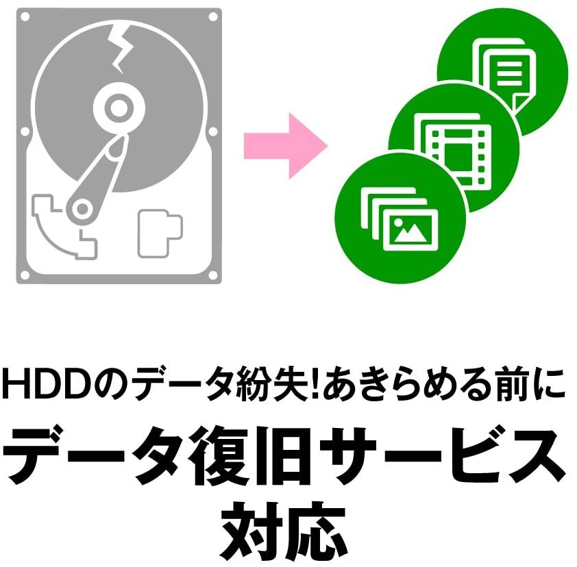 ★★送料無料★★美品★ 【BUFFALO 1TB 外付け ポータブルHDD ホワイト】 テレビ録画/ PC/ PS5対応 USB3.1(Gen1)/3.0 衝撃吸収設計の画像10