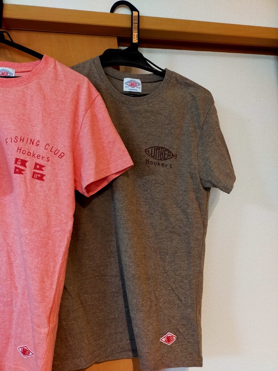 女性М ランバーTシャツ×2枚他1枚 検索ブラウン レッド ピンク ハリソンフロッグ ラパラ グレイトフルデッド （送料込み2500円）の画像10