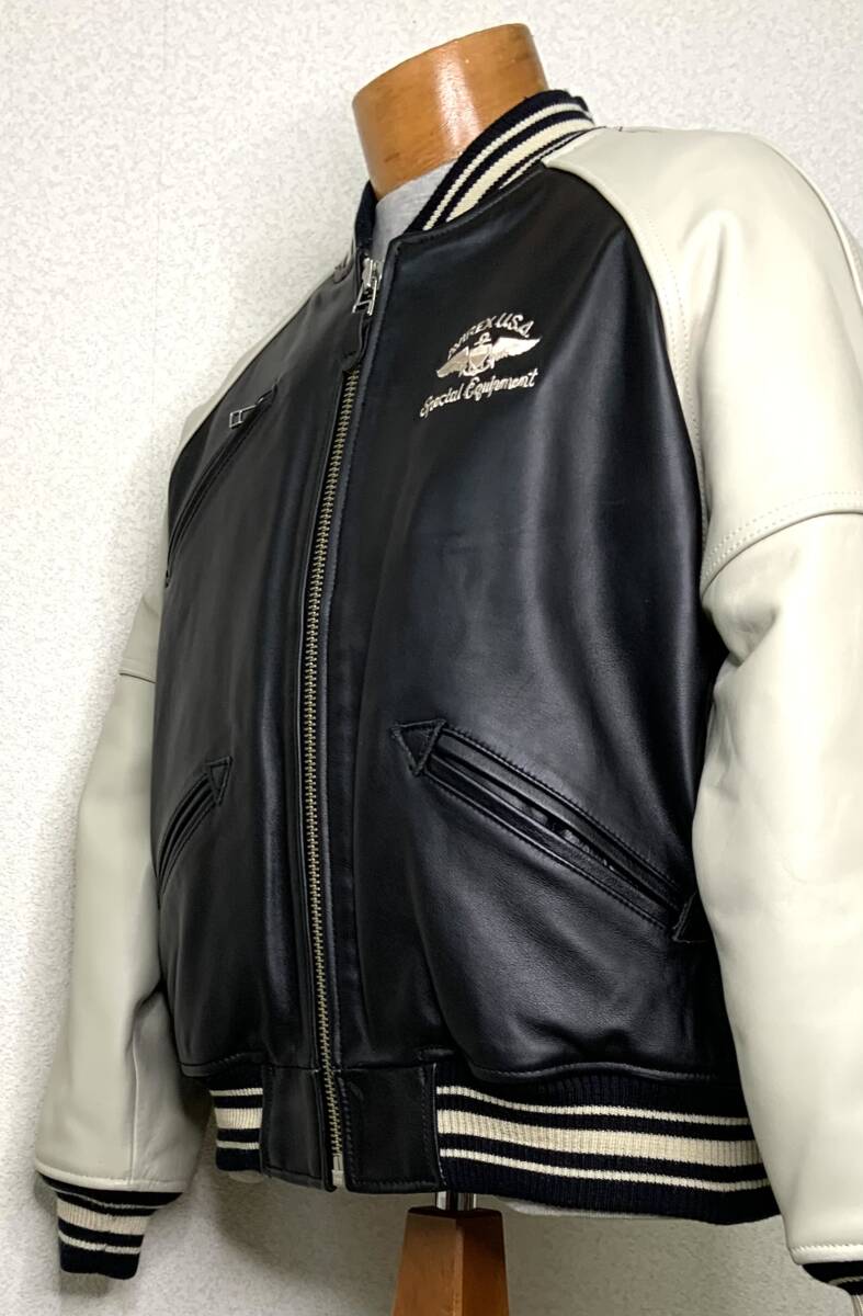 美品◇AVIREX 革スタジャン◇トップガン☆アヴィレックス gpz TOPGUN アビレックス ハーレーの画像6