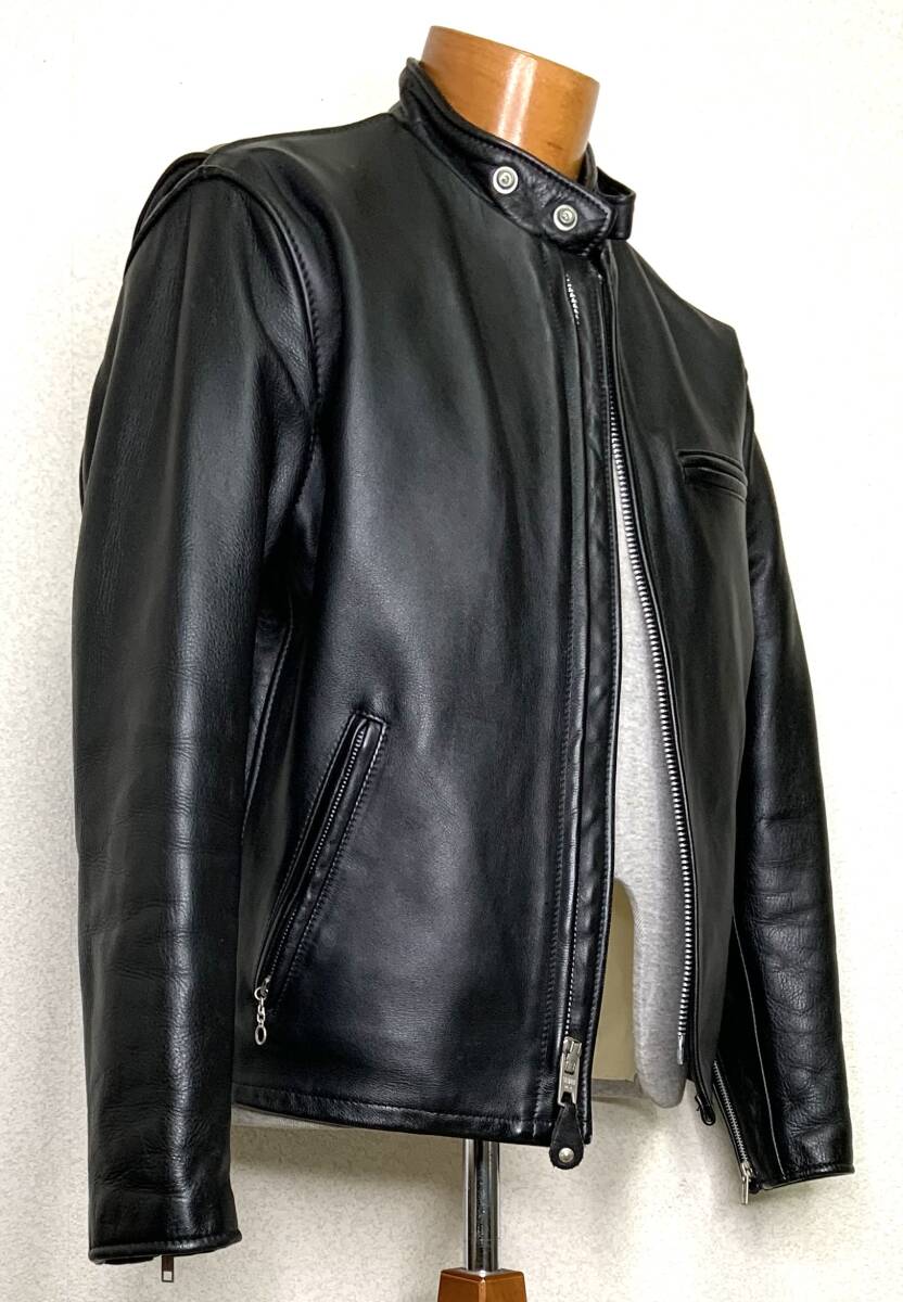 美品①schott【38】641ライナー付 米国製シングルライダース 美品①schott【38】641ライナー付 米国製シングルライダース