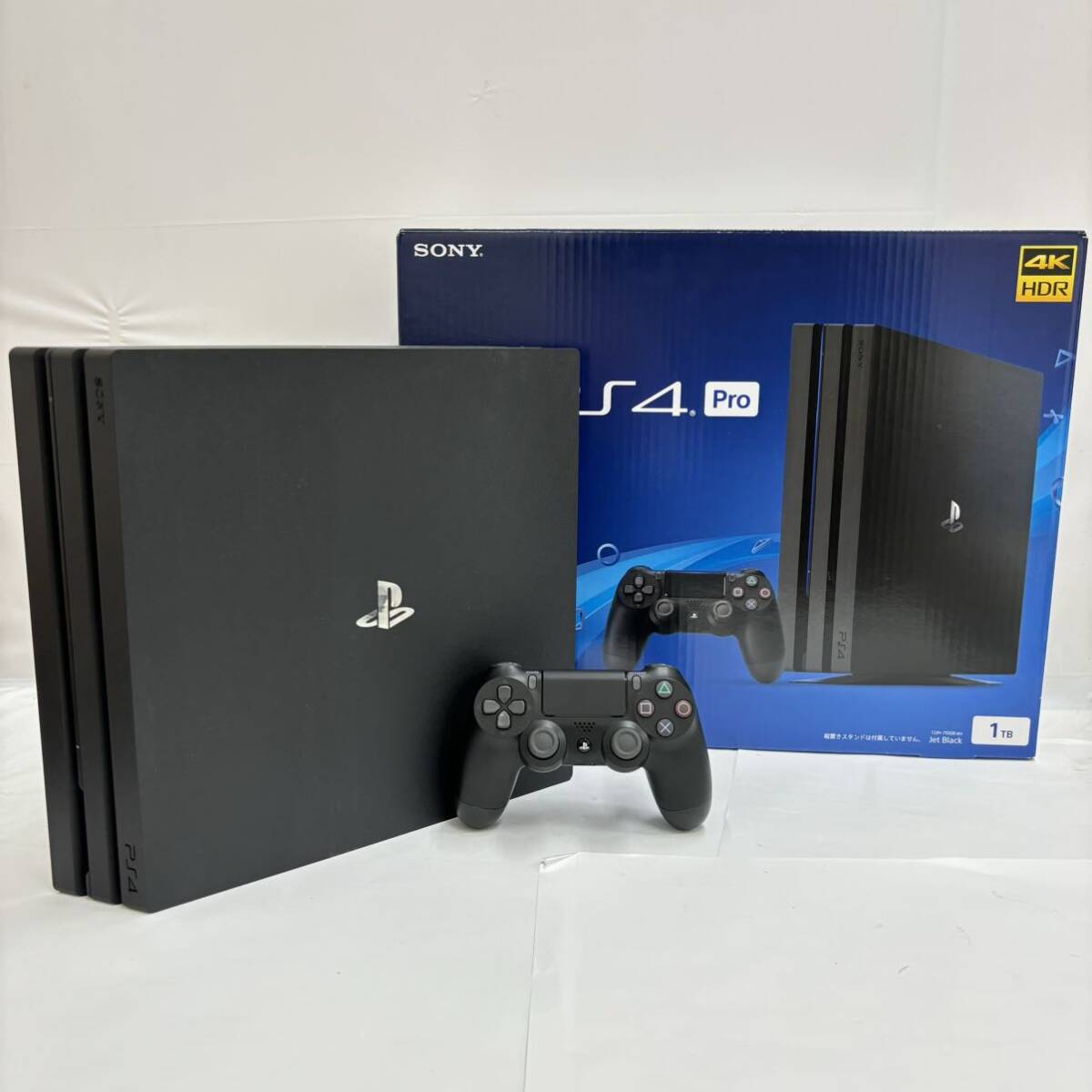 【オススメ】☆SONY PlayStation4 Pro 1TB ジェットブラック CUH-7100B☆PS4／プレステ4／ソニー／動作確認済み／本体／EA5