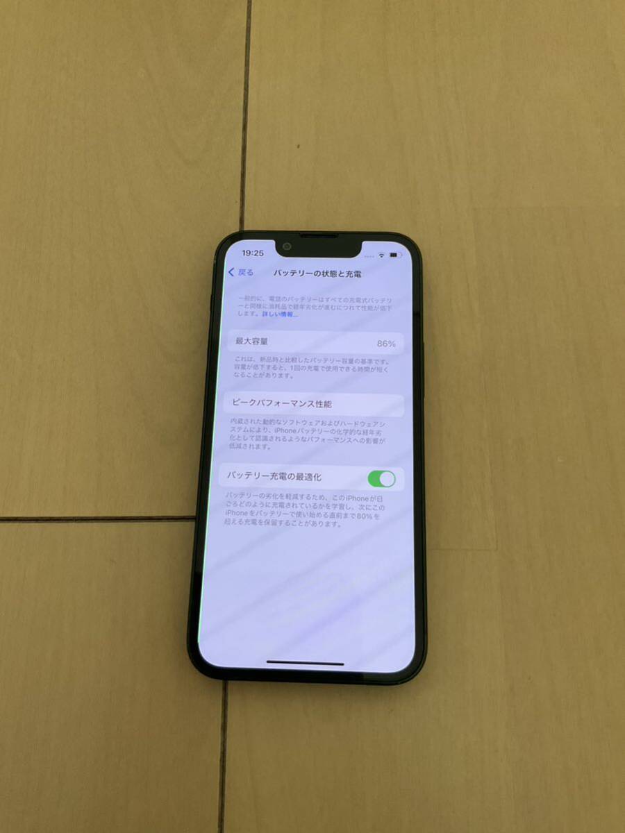 ジャンク iPhone 13 mini 128GB グリーン SIMフリーの画像3