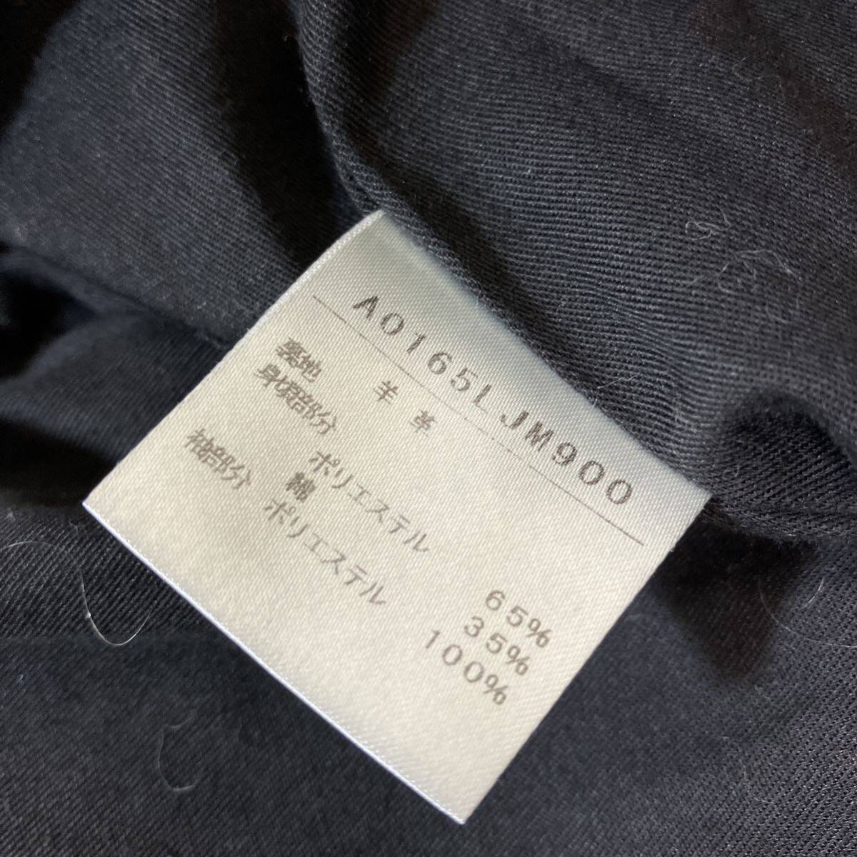 定約6万　Liesse リエス　ladies レディース　羊革　レザージャケット　革ジャン　アウター　トップス size:FREE collar:BLK ブラック