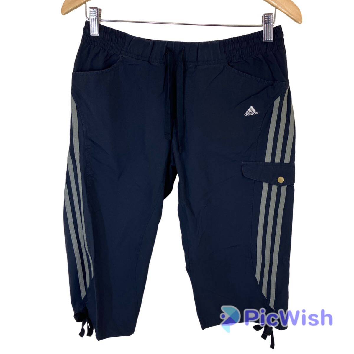 adidas アディダス　men's メンズ　ハーフパンツ　ショートパンツ　スポーツ　マラソン　ランニング　ジョギング size:M collar:ブラック_画像1