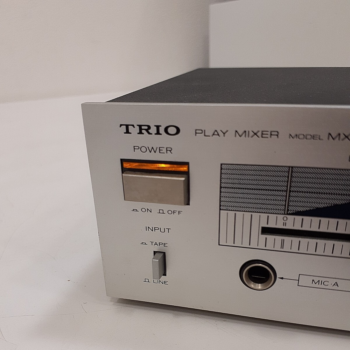 TRIO トリオ プレイミキサー MX-60 マイクミキサー 通電のみ確認済み 取説付きの画像8