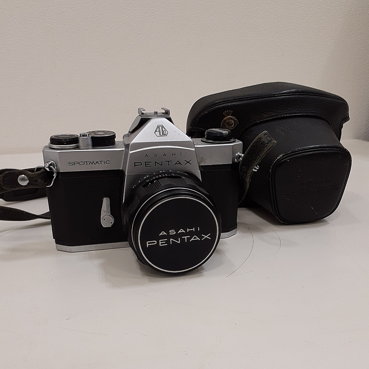 ASAHI PENTAX ペンタックス SPOTMATIC SP / SMC TAKUMAR 50mm F1.4 空シャッターOK フィルムカメラ 現状品_画像1