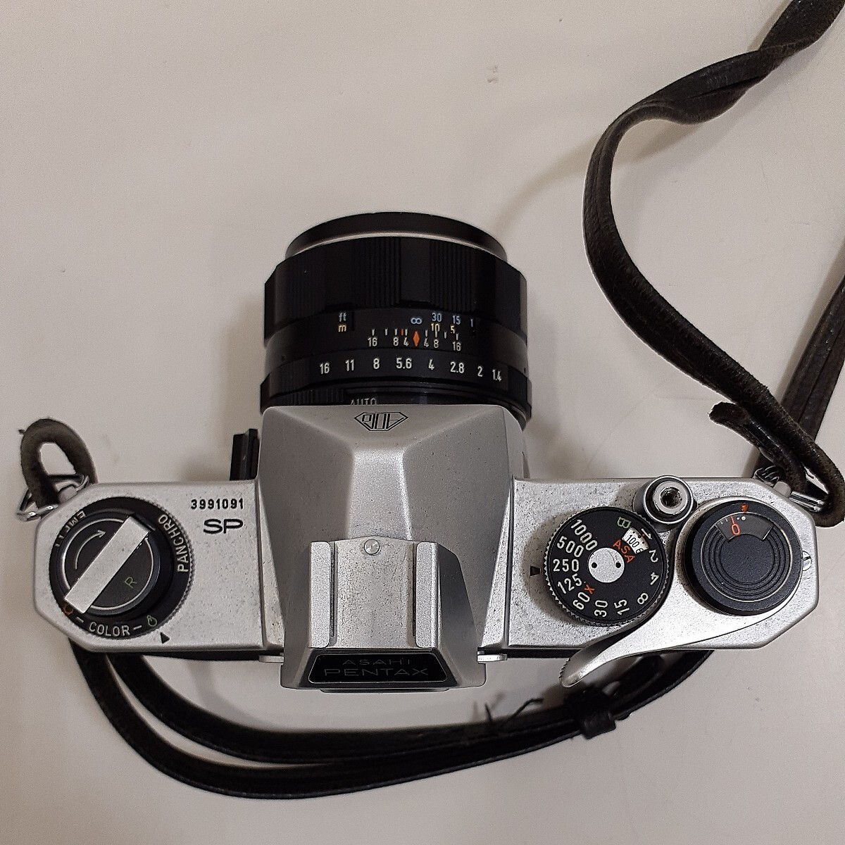 ASAHI PENTAX ペンタックス SPOTMATIC SP / SMC TAKUMAR 50mm F1.4 空シャッターOK フィルムカメラ 現状品の画像6