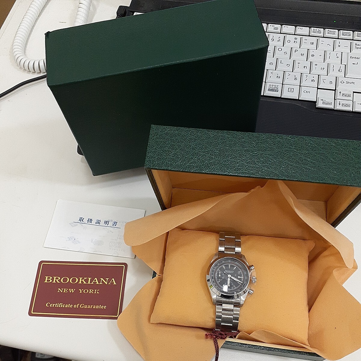 【未使用保管品】BROOKIANA ブルッキアーナ BA-1621 メンズ腕時計 クォーツ 未稼働の画像9