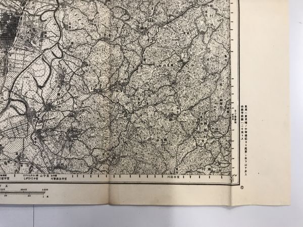 【古地図】郡山　五万分之一地形図 福島（福島）12号　明治41年測図・昭和6年修正　日本陸軍参謀本部発行　少々の書き込みあり_画像5